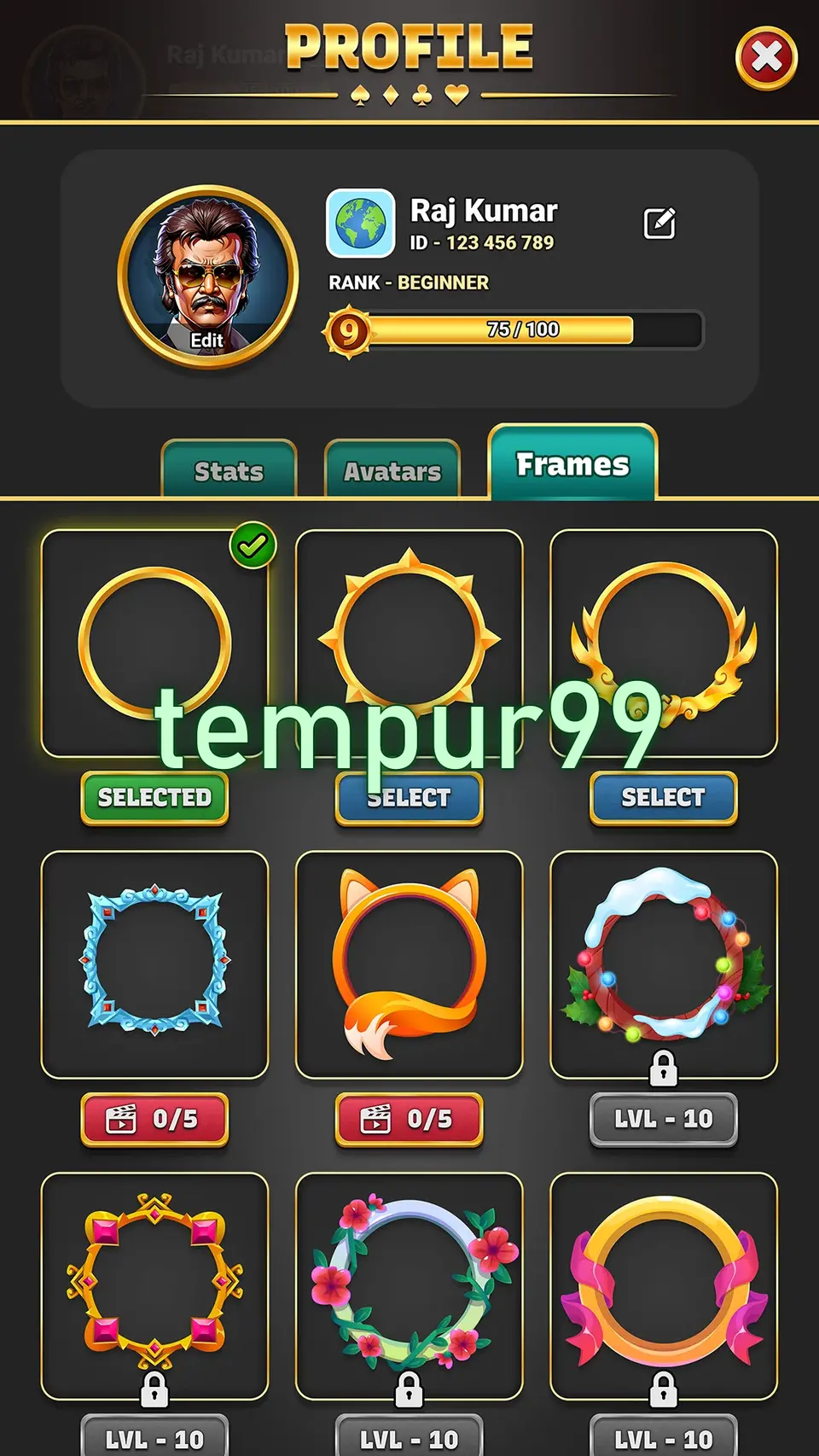 tempur99 Masuk